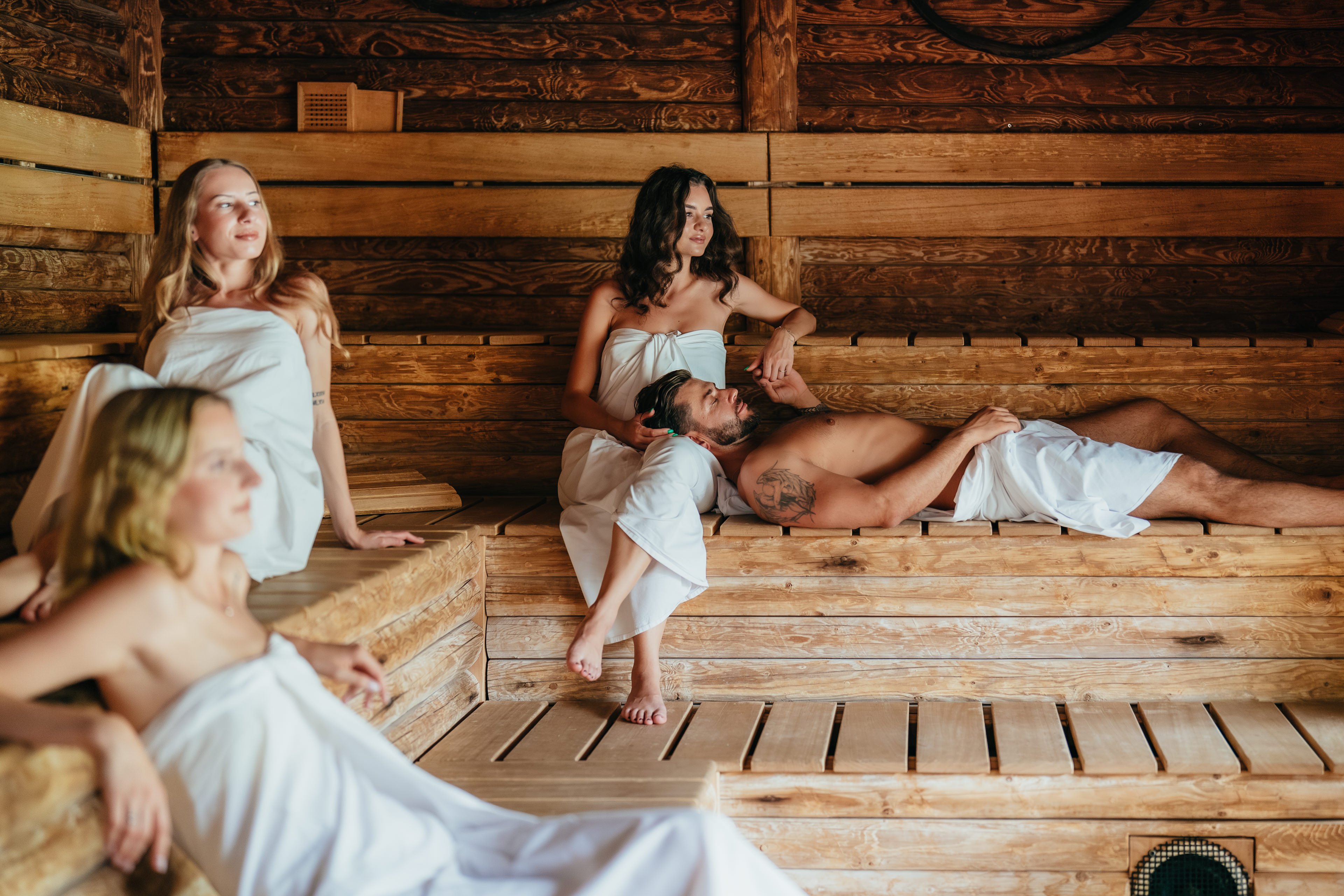 sauna na jezeře